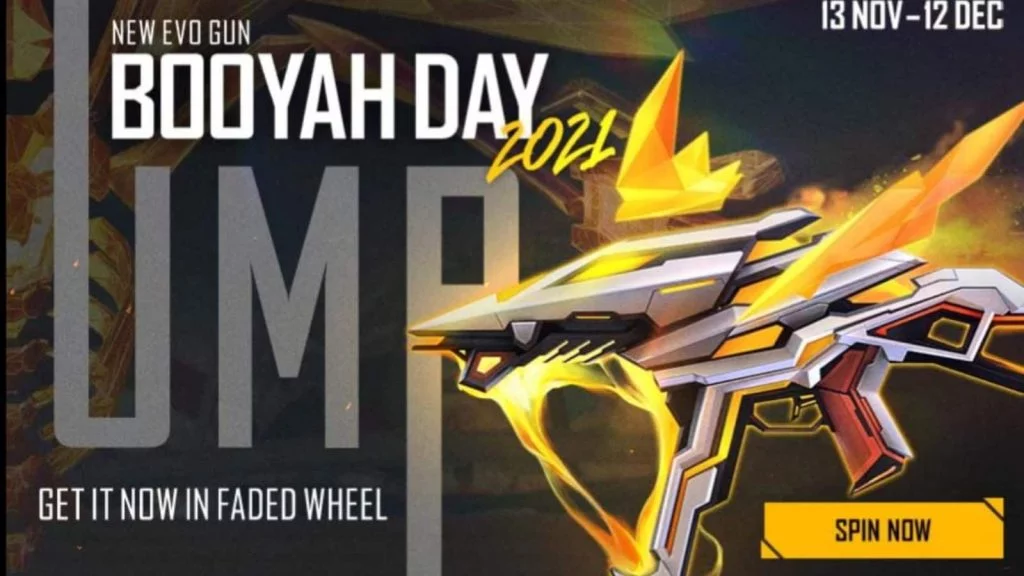 Free Fire New Event UMP Booyah Day